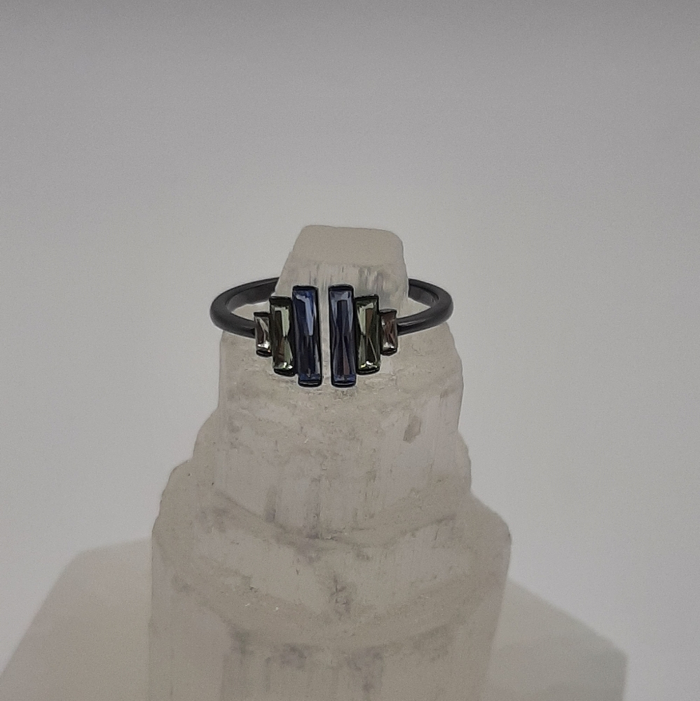 R1018 Bar Ring Plated - Fragrant Jewels